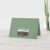 Cactus Kerstvakantie Feestdagen Kaart (Achterkant)