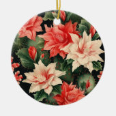 Cactus Kisses & Christmas Wishes – A Double-Sided  Keramisch Ornament (Voorkant)