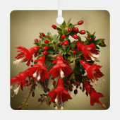 Cactus Kisses & Christmas Wishes – A Double-Sided Metalen Ornament (Voorkant)