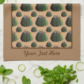 Cactus Kitchen Towel - Optionele personalisatie Theedoek (Gevouwen)