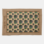 Cactus Kitchen Towel - Optionele personalisatie Theedoek (Horizontaal)