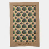 Cactus Kitchen Towel - Optionele personalisatie Theedoek (Verticaal)