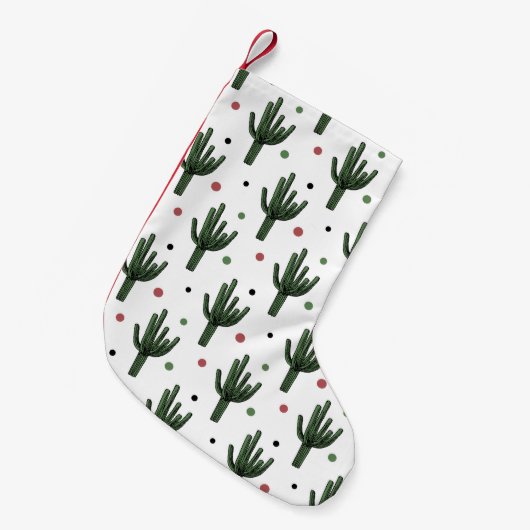 Cactus Kleine Kerstsok (Voorkant (Hangend))