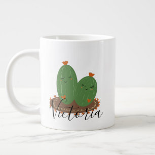 Cactus Knuffel Doodle Naam Reuzen Koffiemok Grote Koffiekop