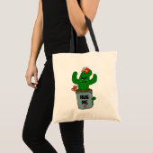 Cactus Knuffel Tote Bag (Voorkant (product))