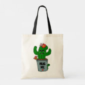 Cactus Knuffel Tote Bag (Achterkant)
