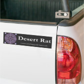 Cactus Knuffelaar bumpersticker (Op Truck)