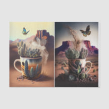 Cactus, koffie en vlinders, Southwest Vibes,