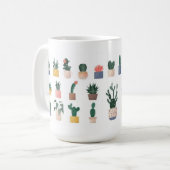 Cactus koffie mok 15oz (Voorkant links)