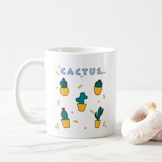 Cactus Koffiemok (Met donut)