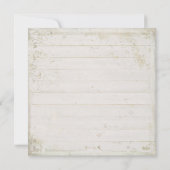 Cactus kransblad succulent houten Western Boho Kaart (Achterkant)