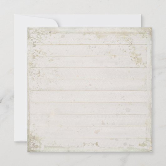 Cactus kransblad succulent houten Western Boho Kaart (Achterkant)