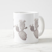 Cactus Kunst Grote Koffiekop (Voorkant rechts)
