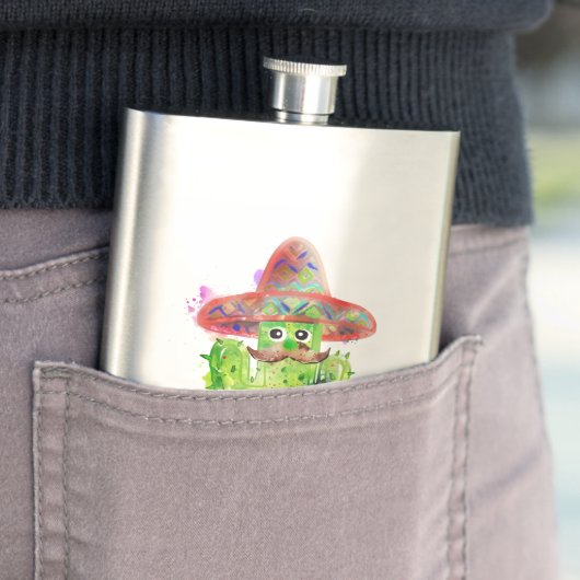 Cactus Kunst Snorhar Hoed Feest Eigen AZ Tekst Pre Flacon (Voorbeeld)