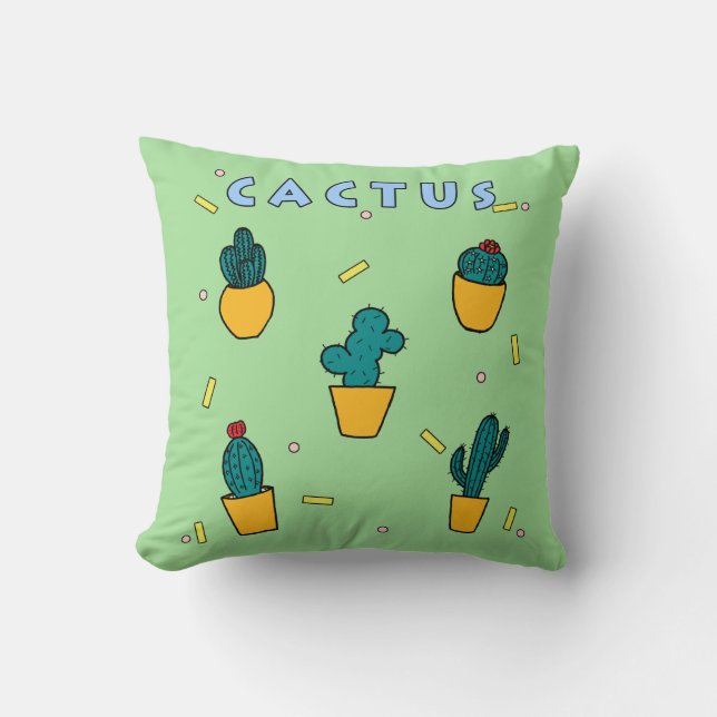 Cactus Kussen (Voorkant)