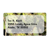 Cactus Label (Voorkant)