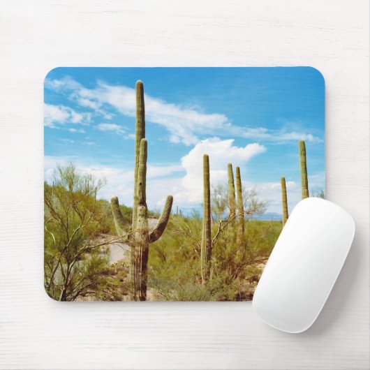 Cactus landschapsmousepad muismat (Met muis)
