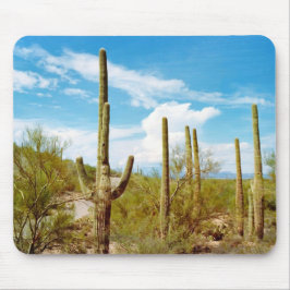 Cactus landschapsmousepad muismat