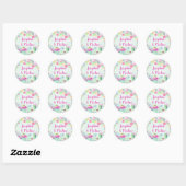 Cactus lantaarn Fiesta Succulenten Bruiloft Ronde Sticker (Vel)