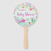 Cactus Lantern Fiesta Succulents Baby shower Handwaaier (Voorkant)