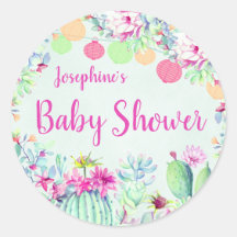 Cactus Lantern Fiesta Succulents Baby shower