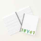 Cactus-laptop Notitieboek (Binnen)