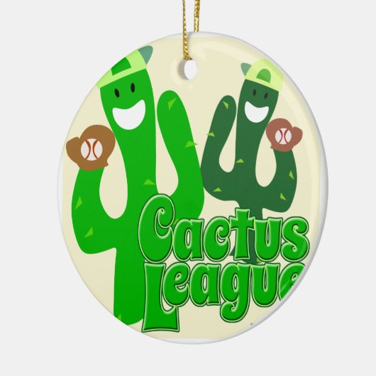 Cactus League Keramisch Ornament (Links)
