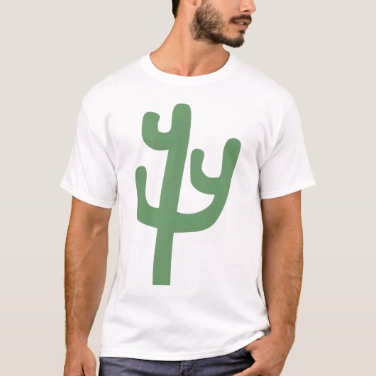 Cactus - Legergroen T-shirt (Voorkant)