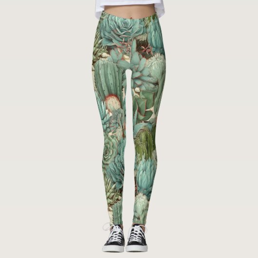 Cactus-Leggings Leggings (Voorkant)