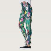 Cactus Leggings voor dames, cactus Gedrukte Leggin (Links)