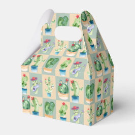 cactus liefde - waterverf bedankdoosjes