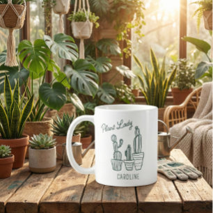 Cactus Liefhebber Succulent Tuinierder Naam Koffiemok
