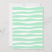 Cactus Llama Baby shower Uitnodiging (Achterkant)