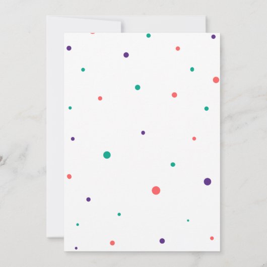 Cactus Llama Fun 1e verjaardag Uitnodiging (Achterkant)