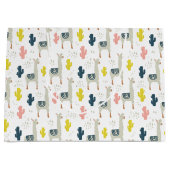 Cactus & Llamas Pattern Groot Cadeauzakje (Voorkant)
