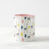 Cactus & Llamas Pattern Mok (Midden)
