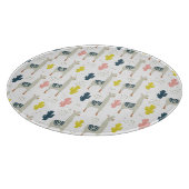 Cactus & Llamas Pattern Snijplank (Hoek)