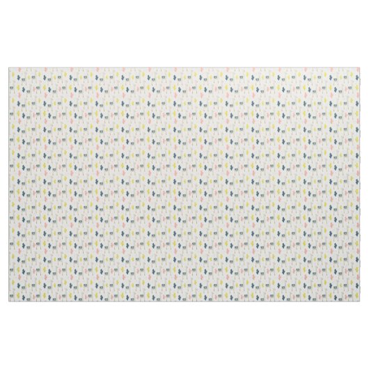Cactus & Llamas Pattern Stof (Yard (91,4 cm))