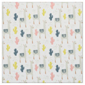Cactus & Llamas Pattern Stof (Swatch)