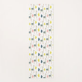 Cactus & Llamas Pattern Yogamat (Voorkant)