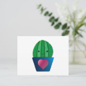 Cactus Love Briefkaart (Staand voorkant)