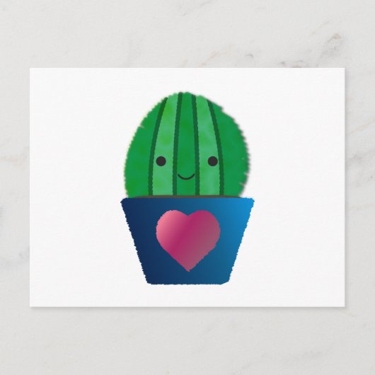 Cactus Love Briefkaart (Voorkant)
