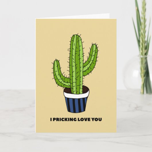 Cactus Love Card Kaart (Voorkant)