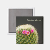 Cactus Lover Bloemmagneet Magneet (Voorkant / Achterkant)