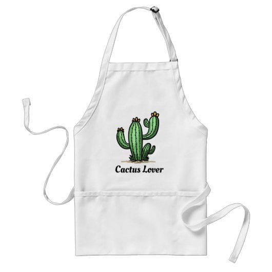 Cactus Lover Standaard Schort (Voorkant)