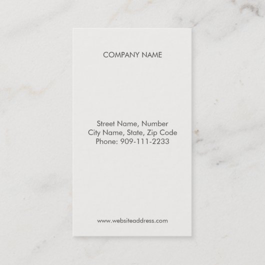 Cactus Loyalty Punch Visitekaartje (Achterkant)