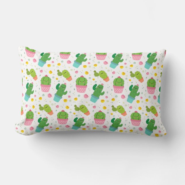 Cactus Lumbar Pillow Kussen (Voorkant)