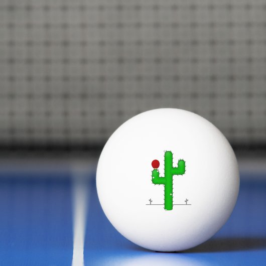 Cactus maakt het perfect - pingpongbal (Net)
