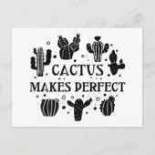Cactus maakt Perfect Briefkaart (Voorkant)
