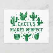 Cactus maakt Perfect Briefkaart (Voorkant)